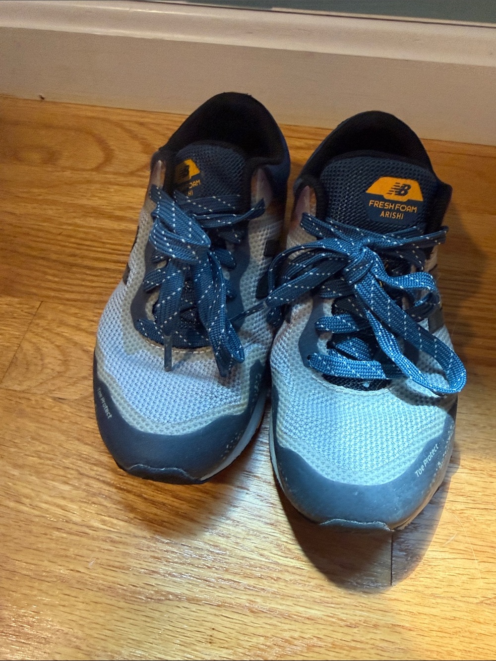 New Balance Fresh Foam Arishi Running Shoes - Light Blue and Navy